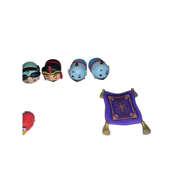 Tsum Tsum Disney Aladdin Vinyl Figures Lot Of 8 - Picture 3 of 3